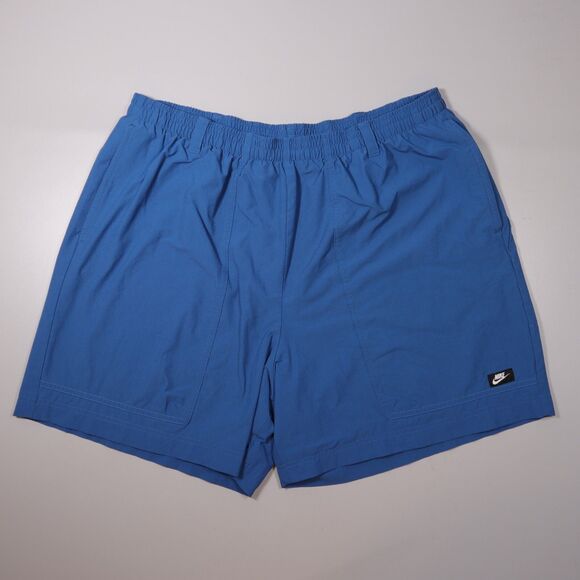 Nike Sports Essentials Woven Flow Shorts Mesh Lined Blue Mens XXL x 6" inseam - Picture 1 of 9